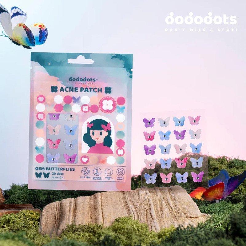 Dododots - Patch Gem Butterflies 20 unidades