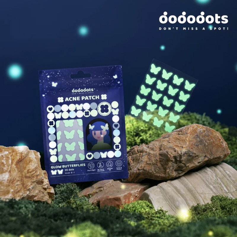 Dododots - Patch Glow Butterflies 20 unidades